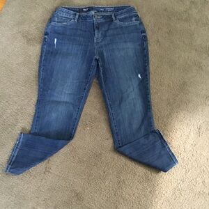 Simply Vera Vera Wang Straight Leg Denim Jeans